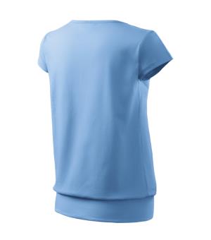 Voľné dámske tričko City 120, 15 Nebeská Modrá (4)