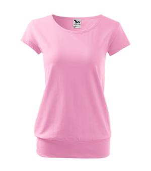 Voľné dámske tričko City 120, 30 Ružová (2)