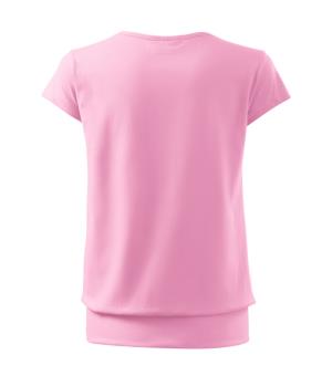 Voľné dámske tričko City 120, 30 Ružová (3)