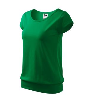 Voľné dámske tričko City 120, 16 Trávová Zelená