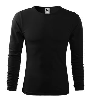 Pánske tričko s dlhým rukávom Fit-T LS 119, 01 Čierna (2)