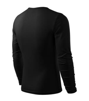 Pánske tričko s dlhým rukávom Fit-T LS 119, 01 Čierna (4)