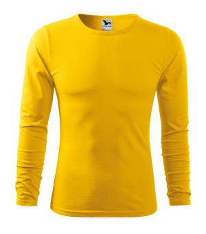 Pánske tričko s dlhým rukávom Fit-T LS 119, 04 Žltá (2)