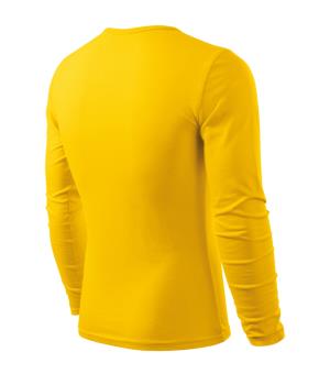 Pánske tričko s dlhým rukávom Fit-T LS 119, 04 Žltá (4)