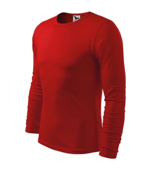 Pánske tričko s dlhým rukávom Fit-T LS 119, 07 Červená