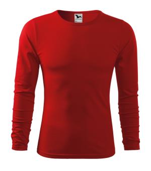 Pánske tričko s dlhým rukávom Fit-T LS 119, 07 Červená (2)