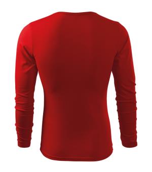 Pánske tričko s dlhým rukávom Fit-T LS 119, 07 Červená (3)