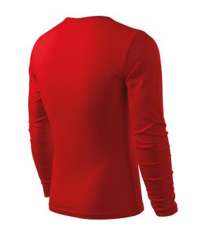 Pánske tričko s dlhým rukávom Fit-T LS 119, 07 Červená (4)