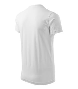 Unisex tričko Heavy V-neck 111, 00 Biela (3)