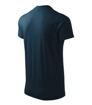 Unisex tričko Heavy V-neck 111, 02 Tmavomodrá (4)
