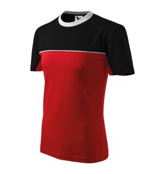 Tričko unisex Colormix 109, 07 Červená