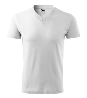Unisexové tričko  V-neck 102, 00 Biela (2)