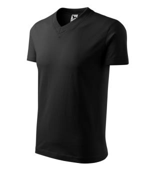 Unisexové tričko  V-neck 102, 01 Čierna