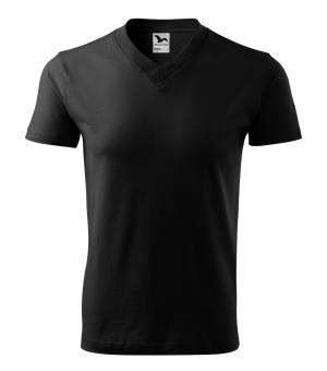 Unisexové tričko  V-neck 102, 01 Čierna (2)