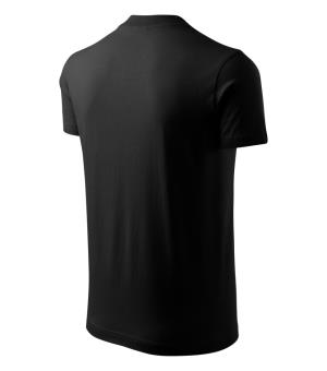 Unisexové tričko  V-neck 102, 01 Čierna (4)