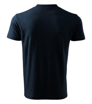 Unisexové tričko  V-neck 102, 02 Tmavomodrá (3)