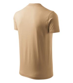 Unisexové tričko  V-neck 102, 08 Piesková (4)
