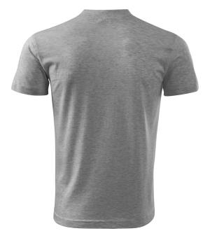 Unisexové tričko  V-neck 102, 12 Tmavosivý Melír (3)