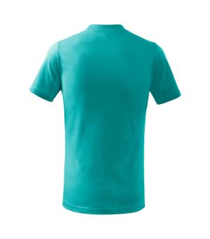 Detské tričko Basic 138, 19 Smaragdovozelená (3)