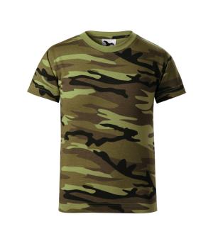 Detské tričko Camouflage 149, 34 Zelený Maskáč (2)