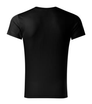 Pánske tričko Slim Fit V-neck 146, 01 Čierna (3)