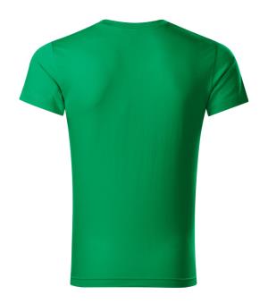 Pánske tričko Slim Fit V-neck 146, 16 Trávová Zelená (3)