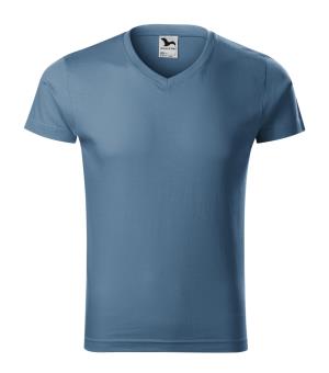 Pánske tričko Slim Fit V-neck 146, 60 Denim (2)
