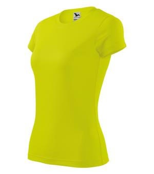 Dámske športové tričko Fantasy 140, neonová žltá