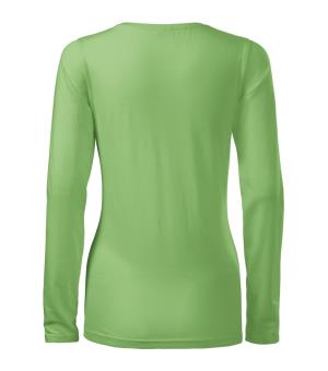 Dámske tričko dlhý rukáv Slim 139, 39 Hrášková zelená (3)