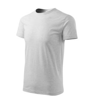 Bavlnené unisex tričko Heavy New 137, 03 Svetlosivý Melír