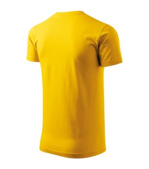 Bavlnené unisex tričko Heavy New 137, 04 Žltá (4)