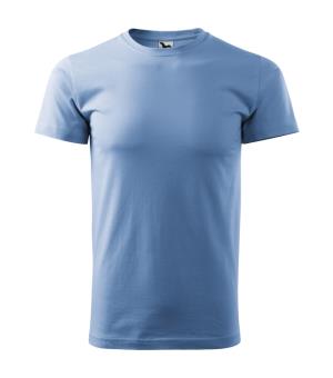 Bavlnené unisex tričko Heavy New 137, 15 Nebeská Modrá (2)