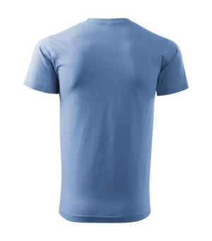 Bavlnené unisex tričko Heavy New 137, 15 Nebeská Modrá (3)