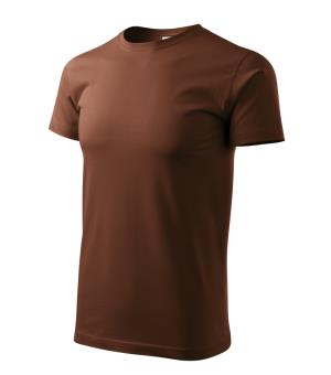 Bavlnené unisex tričko Heavy New 137, 38 Čokoládová