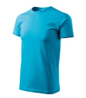 Bavlnené unisex tričko Heavy New 137, 44 Tyrkysová