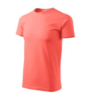 Bavlnené unisex tričko Heavy New 137, A1 Koralová