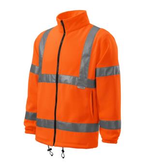 Flisová bunda HV Fleece Jacket 5V1, 98 Reflexná Oranžová