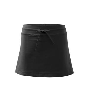 Dámska sukňa a šortky v jednom Skirt 604, 01 Čierna (2)