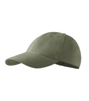 Jednofarbná 6 panelová šiltovka 6P 305, 09 Khaki