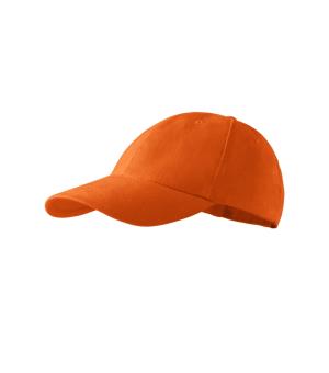 Detská šiltovka so zahnutým šiltom 6P KIDS 303, 11 Oranžová