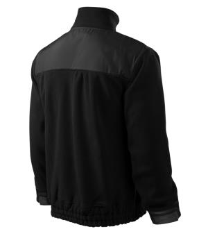 Unisex fleesová bunda s krytými ramenami Jacket Hi-Q 506, 01 Čierna