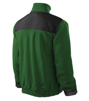 Unisex fleesová bunda s krytými ramenami Jacket Hi-Q 506, 06 Fľaškovozelená