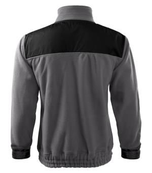 Fleesová pánska bunda s krytými ramenami Jacket Hi-Q 506, 36 Oceľovo Sivá