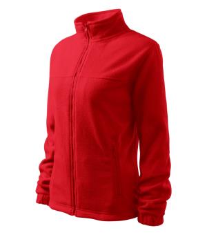Dámska fleecová bunda Jacket 504, 07 Červená