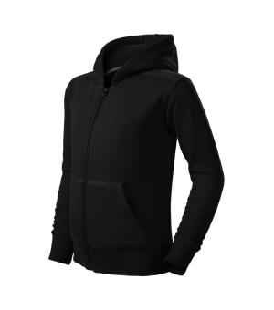 Detská mikina s kapucňou Trendy Zipper 412, 01 Čierna