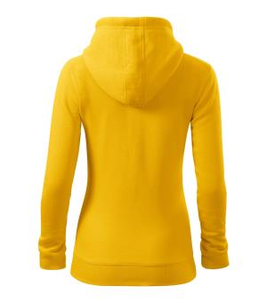 Dámska mikina Trendy Zipper 411, 04 Žltá (3)