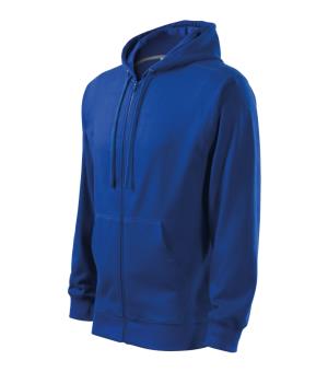 Pánska mikina s kapucňou Trendy Zipper 410, 05 Kráľovská Modrá
