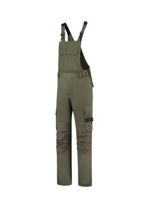 Pracovné nohavice na traky Bib & Brace Twill Cordura T67, 29 Army