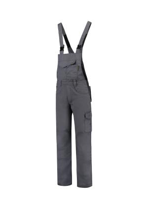 Pracovné nohavice s trakmi unisex Dungaree Overall Industrial T66, TB Convoy Grey