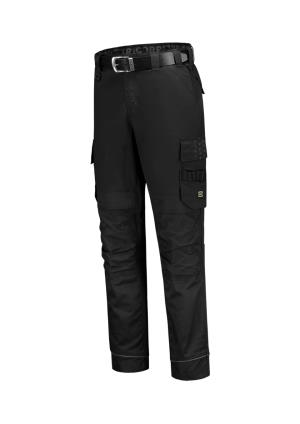 Pracovné nohavice unisex Cordura Stretch T62, T1 Čierna
